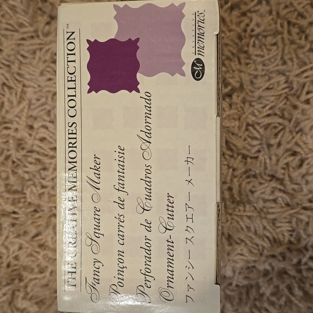 Creative Memories the fancy square maker dual punch
